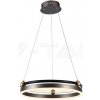 Dizajnové LED závesné svietidlo 20W s jedným kruhom 3000K 2400lm káva VT-7580 (V-TAC)