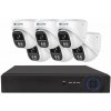 Securia Pro IP kamerový systém NVR6CHV4S-W DOME smart, biely Nahrávanie: 6TB disk