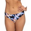 Plavky Roxy Active Bikini AOP anthracite kiss M 23/24 - Odosielame do 24 hodín