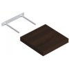 DOMAX Polica samonosná wenge 235x235 mm FS25/25