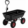 Záhradný vozík fúrik transportný 75L 300kg pneumatické kolesá vyklápanie