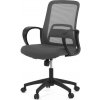 Autronic KA-S3015 GREY Kancelárska stolička, hojdací mechanizmus, šedá sieťovina, KA-S3015 GREY