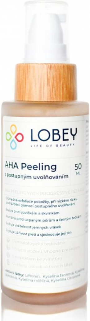 Lobey Skin Care pleťový peeling s AHA 50 ml