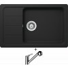 Schock FORMHAUS D-100LS Onyx + Schock COSMO 525122 chróm