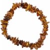 jantario Jantárový náramok Veselé zlomky koňakový 103099