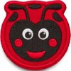 Detský odznak na suchý zips Affenzahn Velcro badge - Ladybird uni