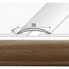 Prechodová lepená lišta A03 orech chile, Rozmery 0.03 x 1.80