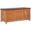 Záhradný úložný box 117x50x55 cm masívne eukalyptové drevo