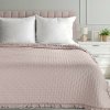 Prehoz na posteľ LIBI 3 púdrovo ružový