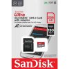 SanDisk Ultra Micro SDXC 256GB, 150MB/s, CL10 + A