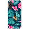 Picasee silikónový prehľadný obal pre Samsung Galaxy A36 5G - Pink Monstera
