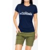 Dámske tričko Sensor Merino Active PT Tee S/S - deep blue mountains