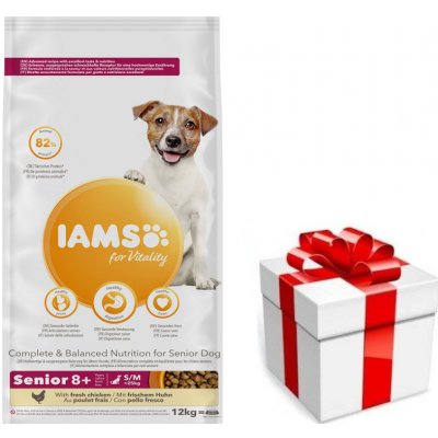 IAMS Dog Senior Small & Medium Chicken 12 kg