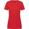 Stedman Tričko Sports-T Women Interlock Active-Dry, sportovní, krátký rukáv, dámské COT058100j5804-crimson red XL Červená crimson