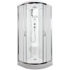 ARTTEC BRILIANT 90 x 90 cm - Parný sprchový box model 8 z činčilového skla PAN01235