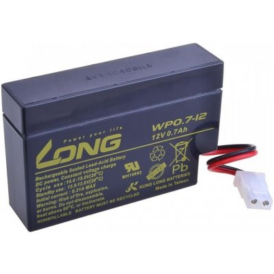 Long Long 12V 0,7Ah olovený akumulátor AMP (WP0.7-12)