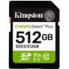 Kingston Canvas Select PLUS SDXC 512GB / UHS-I V90 / U3 / Class 10 (SDS3/512GB)