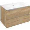 Sapho EZARA umývadlová skrinka 79,8x52x46cm, dub alabama EZ801-2222