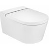 Roca Inspira - set - Round Rimless závesné WC + spomaľovacie sedadlo
