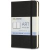 Moleskine Skicar Watercolour Notebook A6, čierny 30 listov