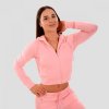 GymBeam Dámská mikina Zip-up TRN pink - M - růžová