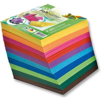 Folia Origami papier Mix 100 ks 10 x 10 cm