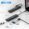 Rozbočovač SWISSTEN pre Apple 7v1 - USB-C na USB-C + 3x USB-A + SD/uSD + HDMI
