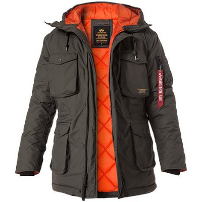 Alpha Industries All Weather jacket pánska zimná bunda greyblack šedá od  190 € - Heureka.sk