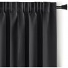 Záves AmeliaHome Blackout s multifunkčnou páskou čierny, veľkosť 140x245