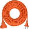 Solight 1z pohyblivý přívod - spojka, 20m, 2 x 1,5mm2, oranžová PS22