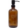 Eulenschnitt Sklenený dávkovač mydla Heart 500 ml