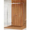 New Trendy Softi X sprchovací kút 100x100 cm obdĺžniková chromová lesklé/priehľadné sklo EXK-5325