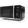 Sharp YC-QS254AE-B mikrovlnná trouba Pracovní deska Samostatná mikrovlnná trouba 25 l 900 W Černá, Nerezová ocel