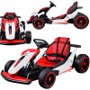 JOKO Elektrické Autíčko Motokára Gokart s Funkciou Drift 2x200W 24V, Penové kolesá, červená