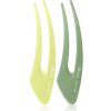 Janeke Hair Clip sponky do vlasov Green 2x15 cm