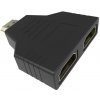 HDMI rozdvojka adaptér 1080p - 1x samec a 2x samica