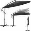 SONGMICS záhradný slnečník s konzolou, 3 m, šedý