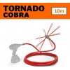 Tornado Cobra rotačná komínová kefa čistič komína set 10 m