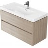 Cersanit - Crea skrinka pod umývadlo na dosku 100cm, dub, S924-011