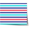 Sablio Plagát Farebné veselé pruhy - 90x60 cm
