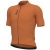ALÉ Cyklistický dres s krátkym rukávom - COLOR BLOCK PRAGMA - oranžová S