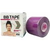 BB Tape Ice kineziotejp z hodvábu fialová 5 m x 5 cm