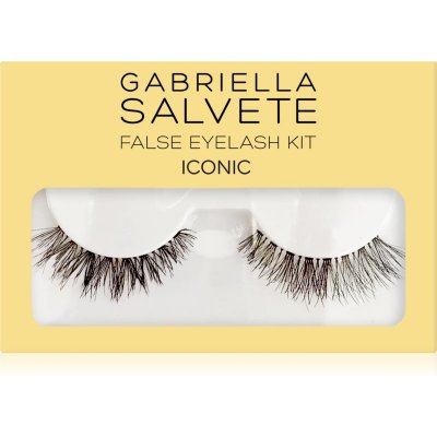 Gabriella Salvete False Eyelash Kit Iconic umelé mihalnice s lepidlom 1 ks