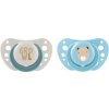 Chicco set 2 modrých cumlíkov, 2-6 mesiacov