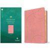 Biblia de Estudio del Diario Vivir Para Jóvenes Ntv (Sentipiel, Rosa Pastel, Letra Roja, Habilitada Para Filament)