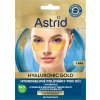 Astrid hydrogelové vankúšiky pod oči HYALURONIC GOLD Omladzujúce 1 pár