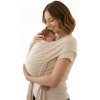 ŠATKA NA NOSENIE PRE DETI PREMIUM DÝCHAJÚCA BÉŽOVÁ OD NARODENIA 2-18 kg