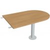 stôl rokovací 120 cm ukončený oblúkom - FP 1200 3 dub