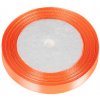 Stuha saténová - 12 mm/ 22,5m - oranžová