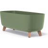 PROSPERPLAST Kvetináč GRACIA CASE 58cm zemitě zelený